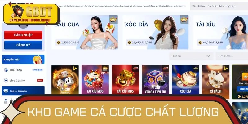 Kho game “ăn đứt” các đối thủ trong ngành