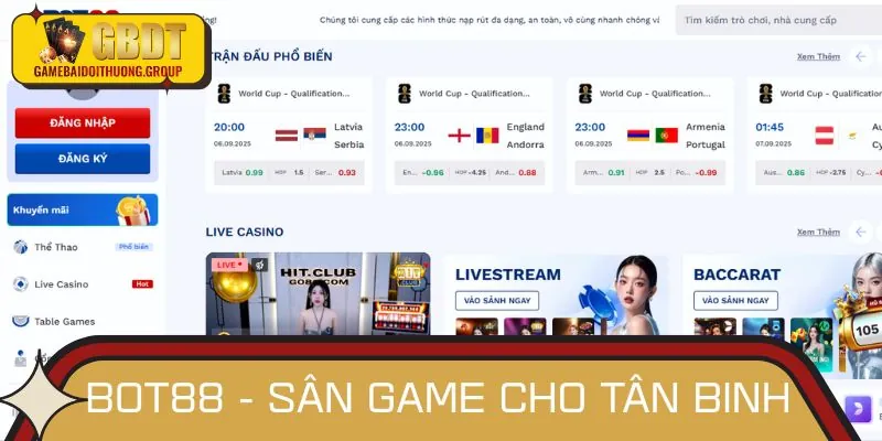 BOT88 - Thương hiệu giải trí trực tuyến được người chơi tin tưởng