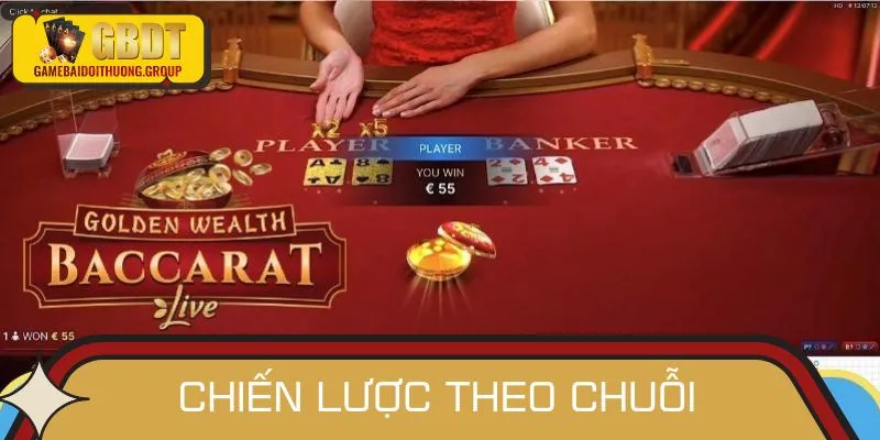 Cách chơi Baccarat bất bại là áp dụng chiến lược theo chuỗi
