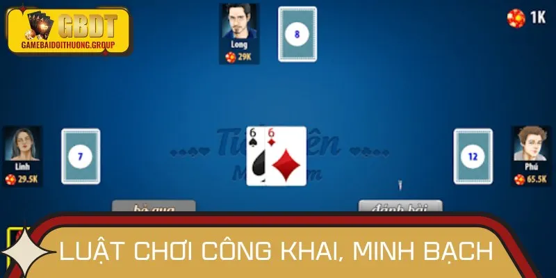 Quy định, luật chơi cũng được hệ thống công khai minh bạch