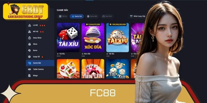 Chắc hẳn FC88 sẽ là địa chỉ chơi game bài đổi thưởng uy tín
