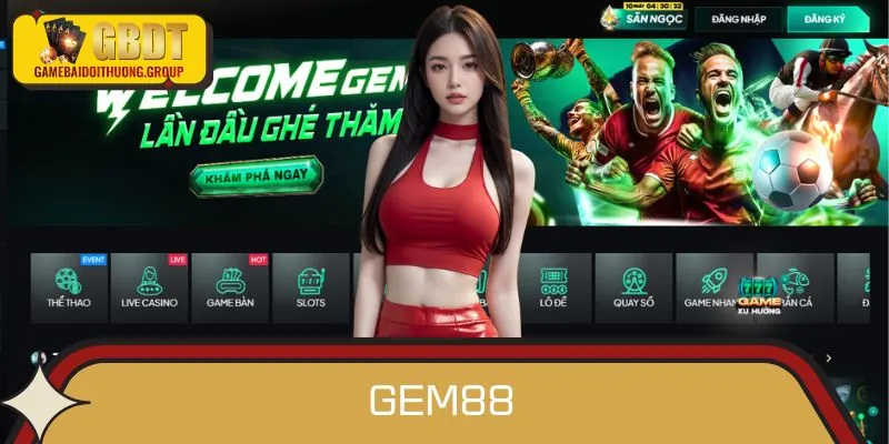 GEM88 - Cổng Game Cá Cược Online Xanh Chín Top 1 